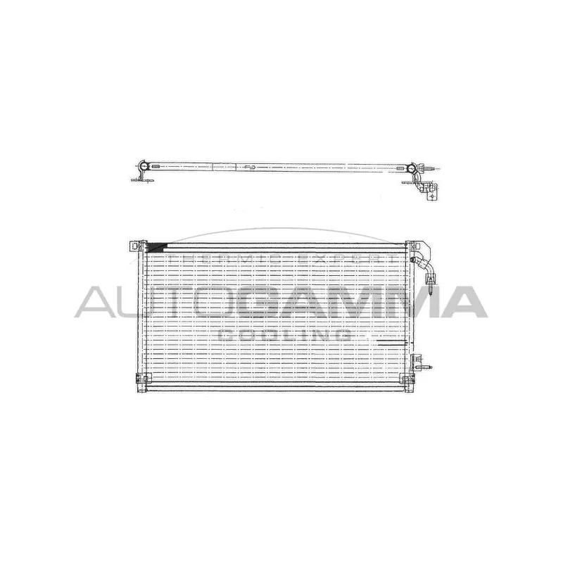 Condenseur, climatisation AUTOGAMMA 101594