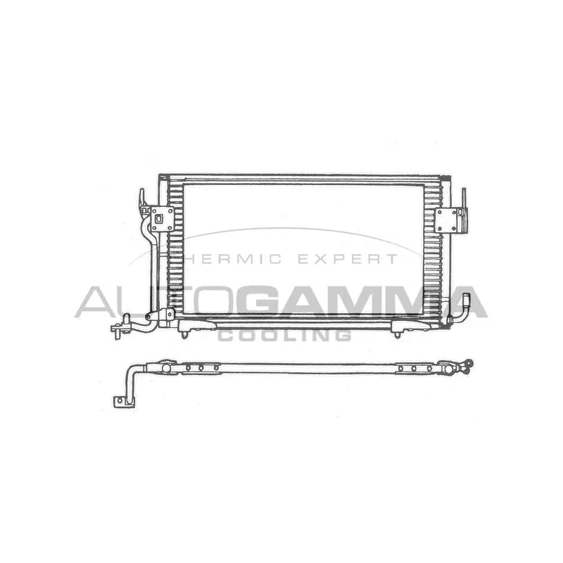 Condenseur, climatisation AUTOGAMMA 101595