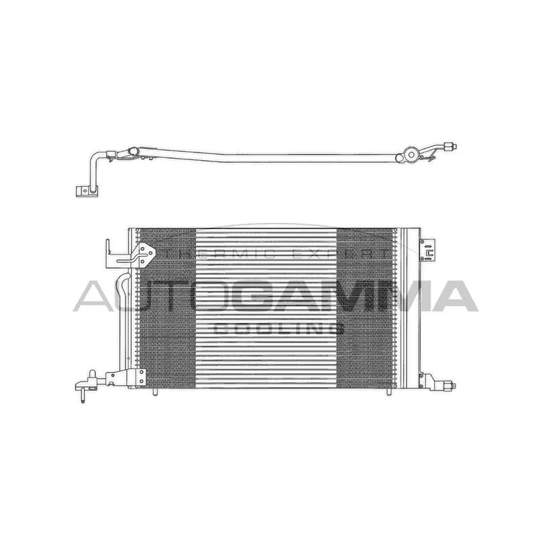 Condenseur, climatisation AUTOGAMMA 101596