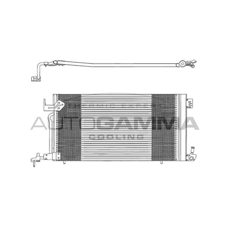 Condenseur, climatisation AUTOGAMMA 101597