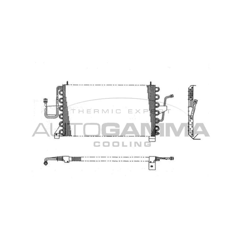 Condenseur, climatisation AUTOGAMMA 101600