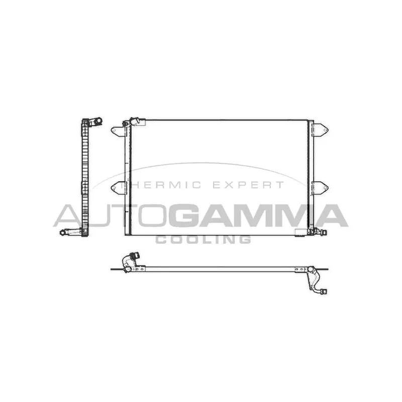 Condenseur, climatisation AUTOGAMMA 101602