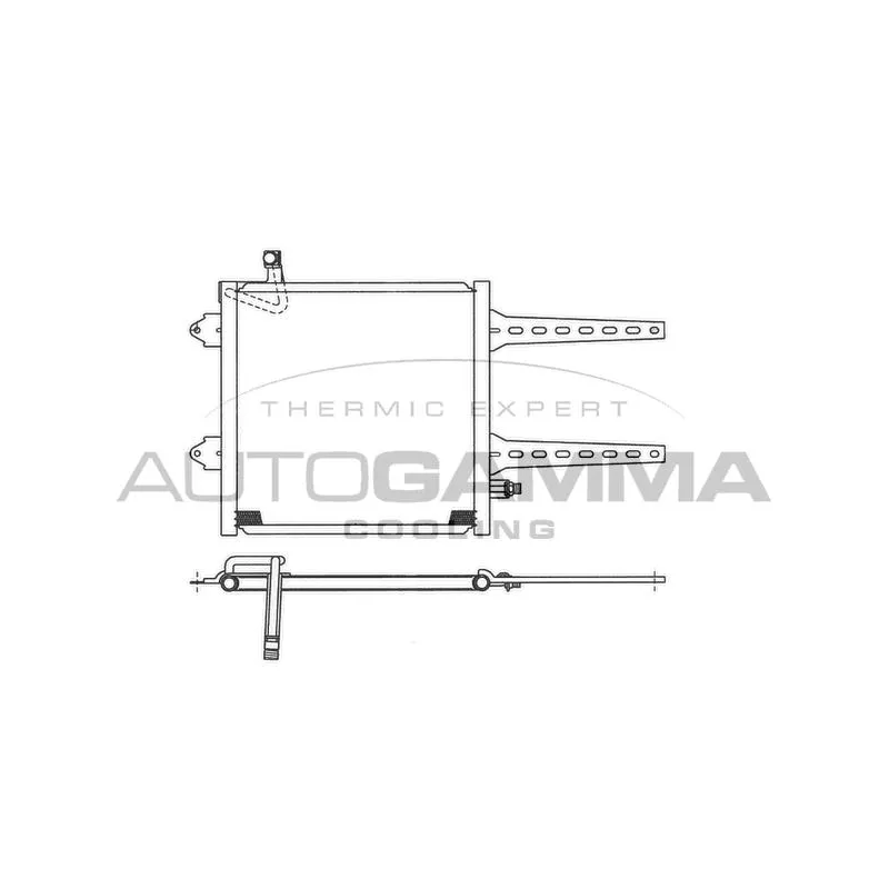 Condenseur, climatisation AUTOGAMMA 101603