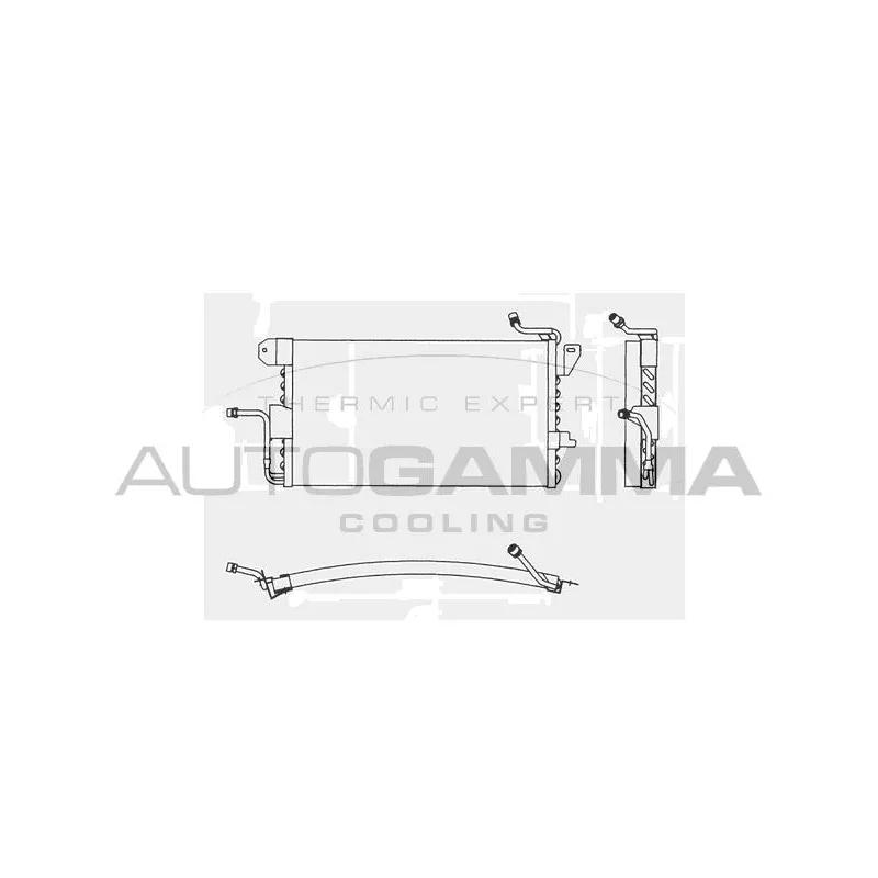Condenseur, climatisation AUTOGAMMA 101604