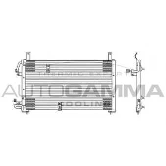 Condenseur, climatisation AUTOGAMMA 101627