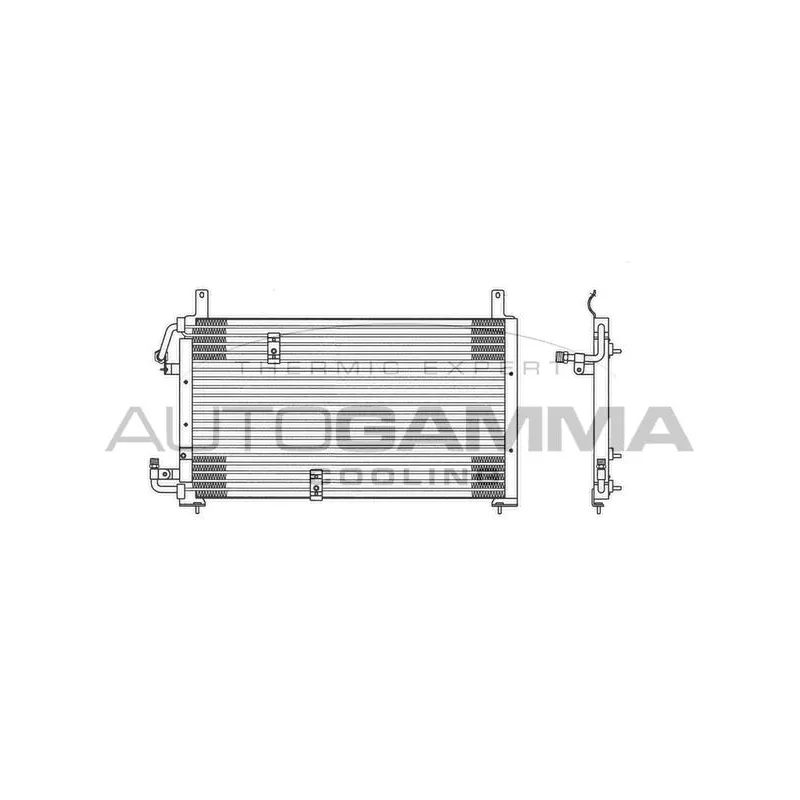 Condenseur, climatisation AUTOGAMMA 101627