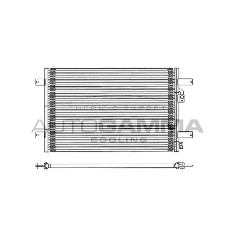 Condenseur, climatisation AUTOGAMMA 101691