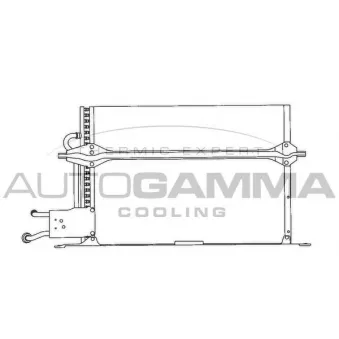 Condenseur, climatisation AUTOGAMMA 101692