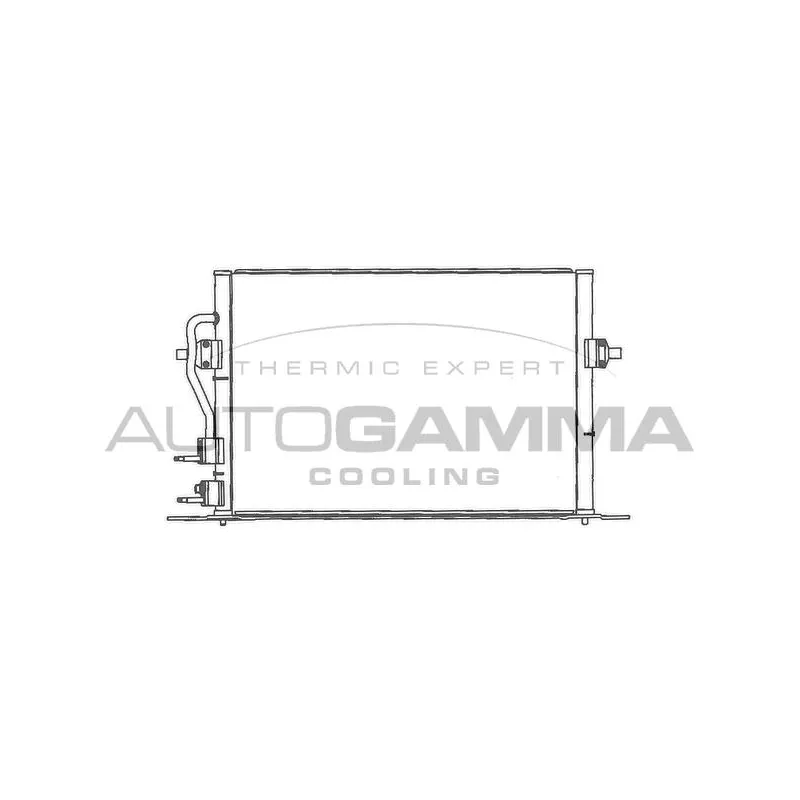 Condenseur, climatisation AUTOGAMMA 101693