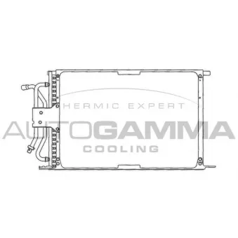 Condenseur, climatisation AUTOGAMMA 101694