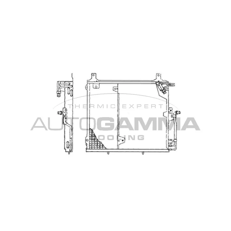 Condenseur, climatisation AUTOGAMMA 101695
