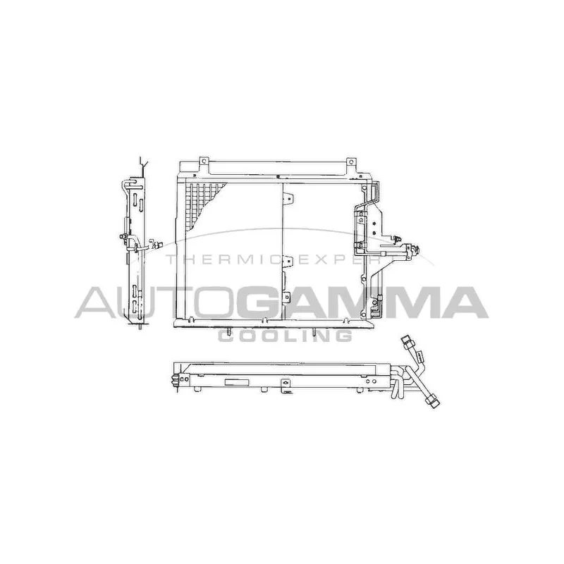 Condenseur, climatisation AUTOGAMMA 101696
