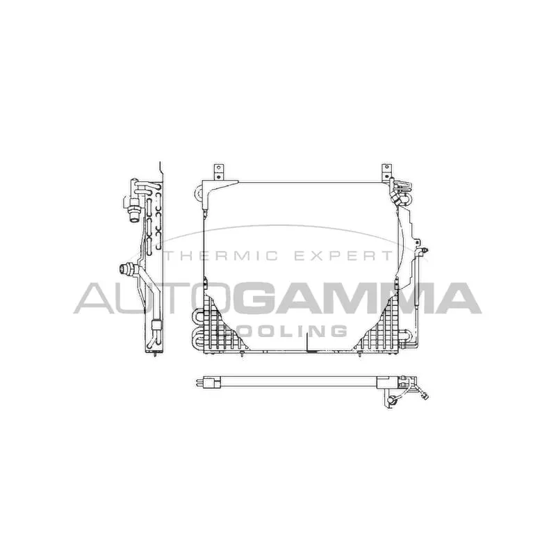 Condenseur, climatisation AUTOGAMMA 101698
