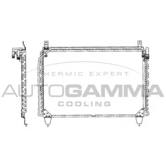 Condenseur, climatisation AUTOGAMMA 101701
