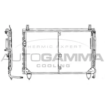Condenseur, climatisation AUTOGAMMA 101704