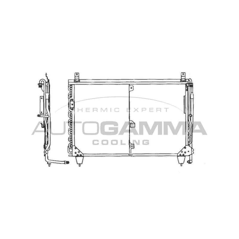 Condenseur, climatisation AUTOGAMMA 101704