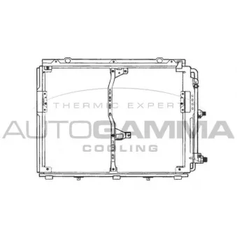 Condenseur, climatisation AUTOGAMMA 101705