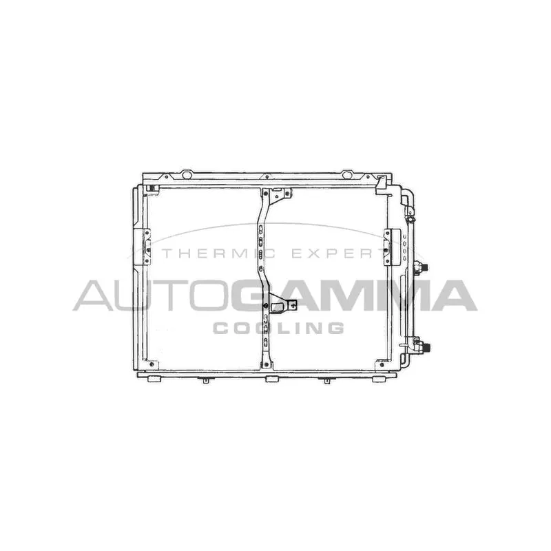 Condenseur, climatisation AUTOGAMMA 101705