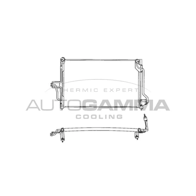 Condenseur, climatisation AUTOGAMMA 101707