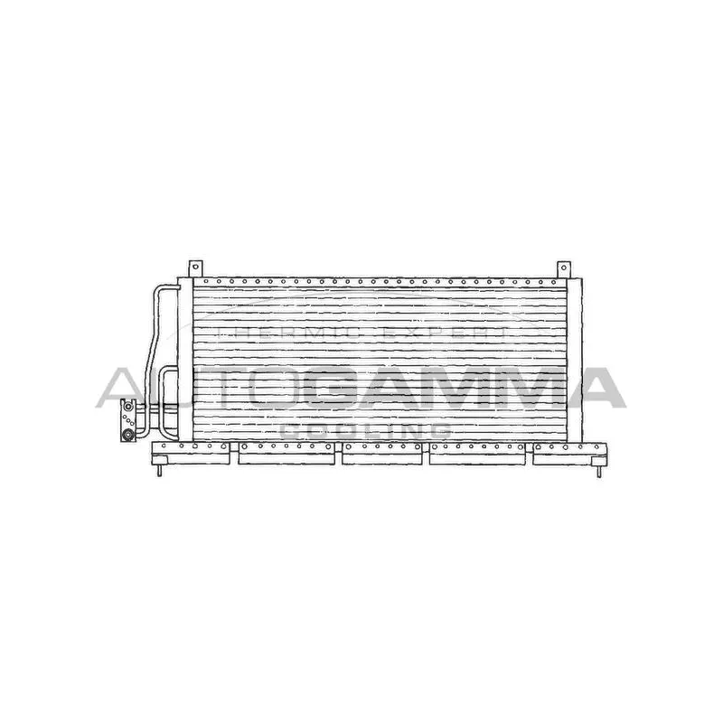 Condenseur, climatisation AUTOGAMMA 101708
