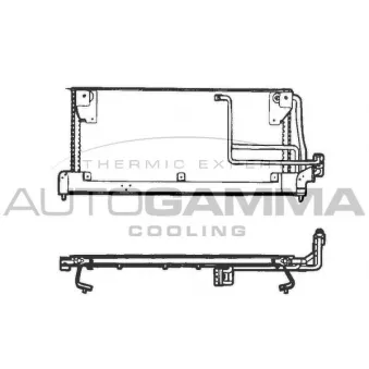 Condenseur, climatisation AUTOGAMMA 101709