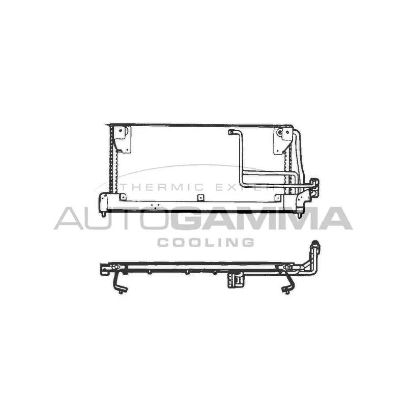 Condenseur, climatisation AUTOGAMMA 101709