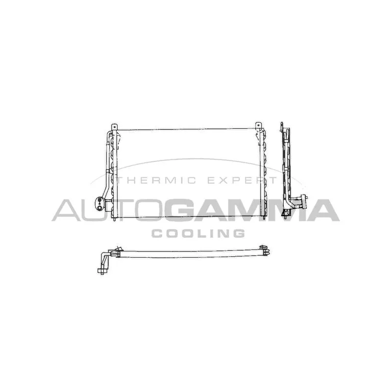 Condenseur, climatisation AUTOGAMMA 101710