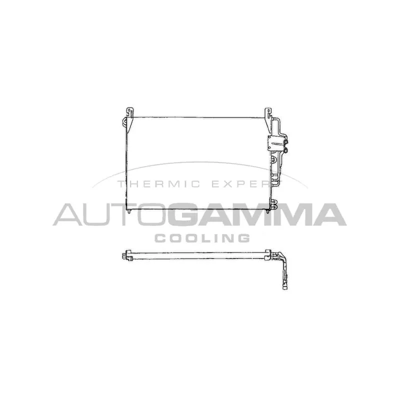 Condenseur, climatisation AUTOGAMMA 101712