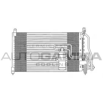Condenseur, climatisation AUTOGAMMA 101715