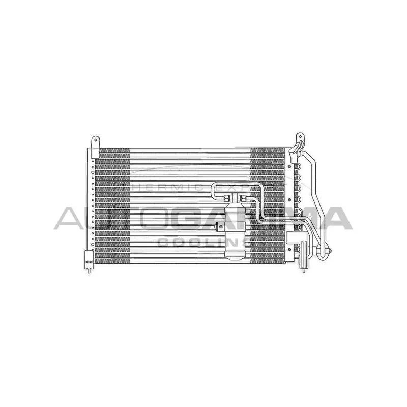 Condenseur, climatisation AUTOGAMMA 101715
