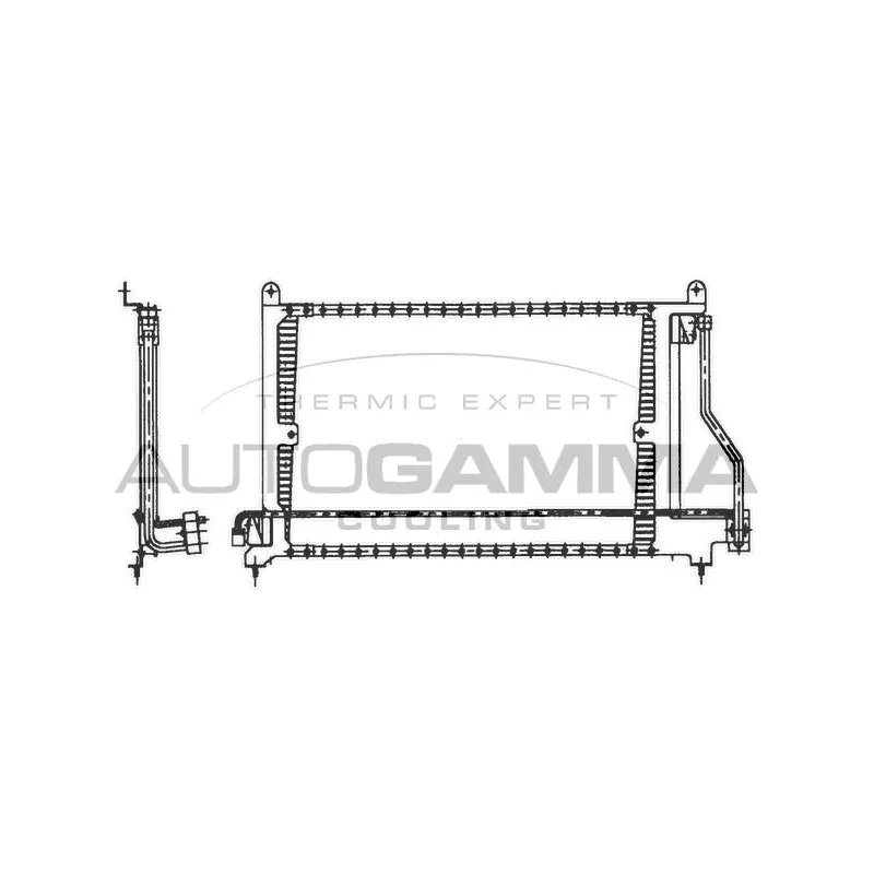 Condenseur, climatisation AUTOGAMMA 101716