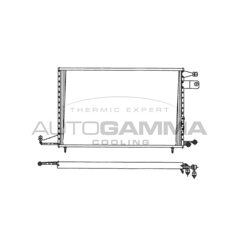 Condenseur, climatisation AUTOGAMMA 101718