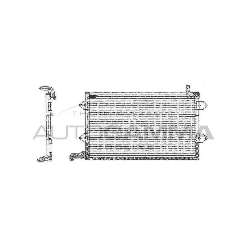 Condenseur, climatisation AUTOGAMMA 101719