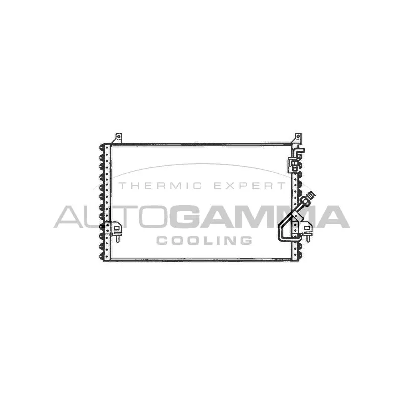 Condenseur, climatisation AUTOGAMMA 101727
