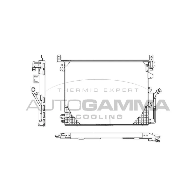 Condenseur, climatisation AUTOGAMMA 101729