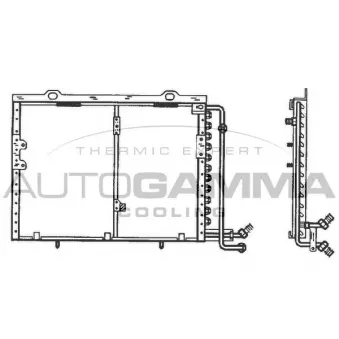Condenseur, climatisation AUTOGAMMA 101730