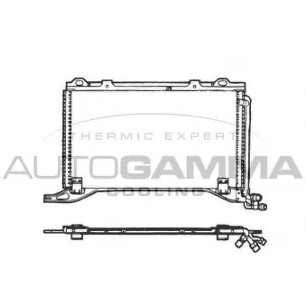 Condenseur, climatisation AUTOGAMMA 101731