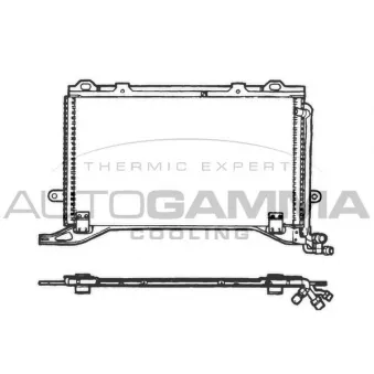 Condenseur, climatisation AUTOGAMMA 101732