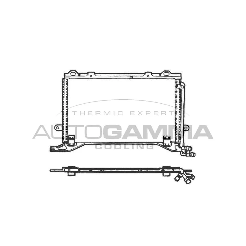Condenseur, climatisation AUTOGAMMA 101732
