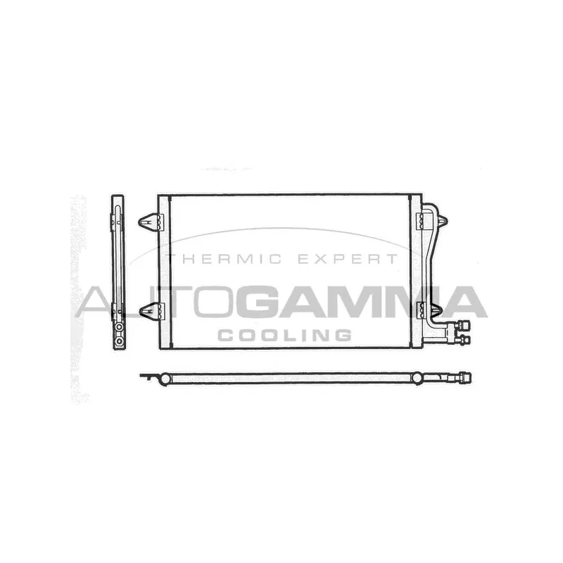 Condenseur, climatisation AUTOGAMMA 101733