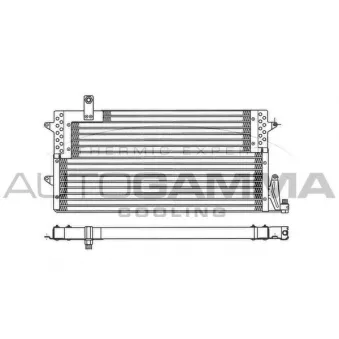 Condenseur, climatisation AUTOGAMMA 101734