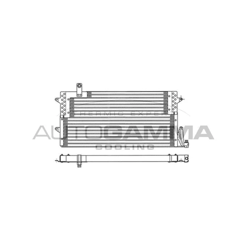 Condenseur, climatisation AUTOGAMMA 101734