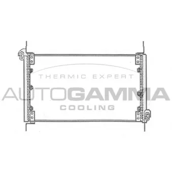 Condenseur, climatisation AUTOGAMMA 101736