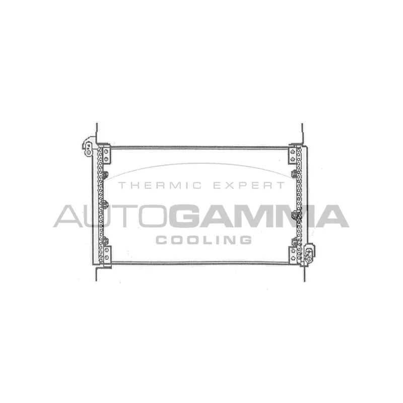 Condenseur, climatisation AUTOGAMMA 101736