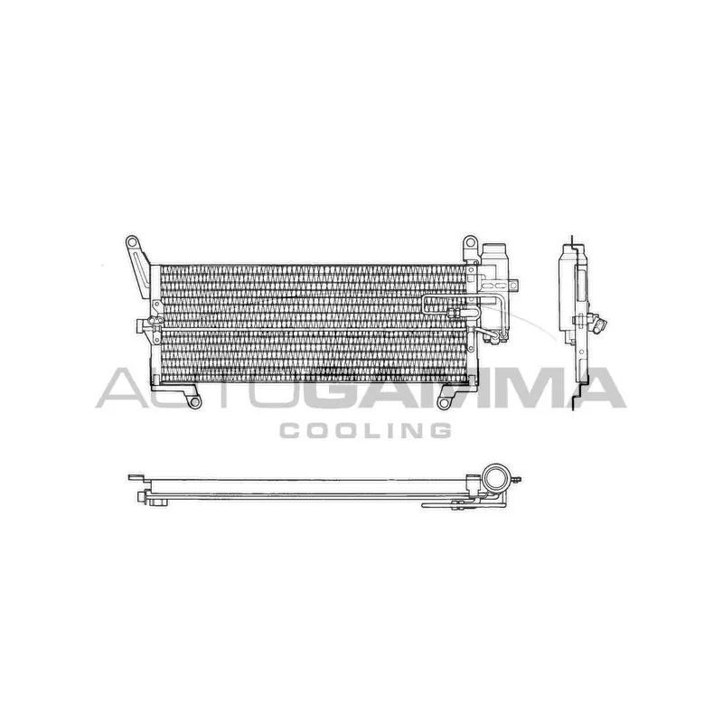 Condenseur, climatisation AUTOGAMMA 101738