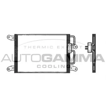 Condenseur, climatisation AUTOGAMMA 101739