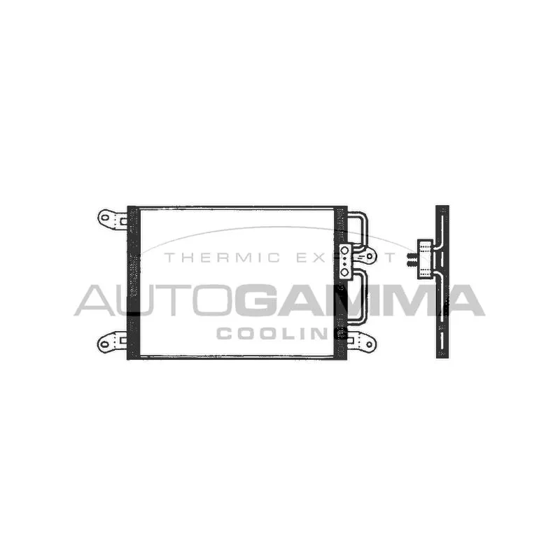 Condenseur, climatisation AUTOGAMMA 101739
