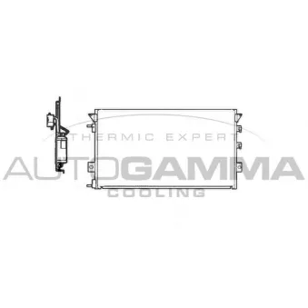 Condenseur, climatisation AUTOGAMMA 101743