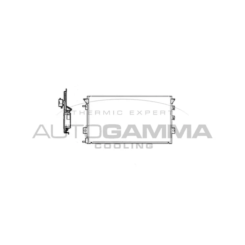 Condenseur, climatisation AUTOGAMMA 101743