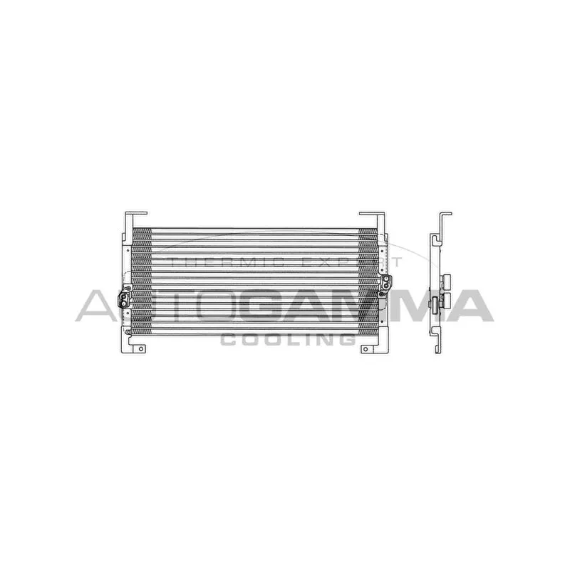 Condenseur, climatisation AUTOGAMMA 101744